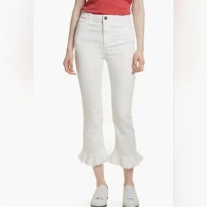 ALICE AND OLIVIA WHITE JEAN